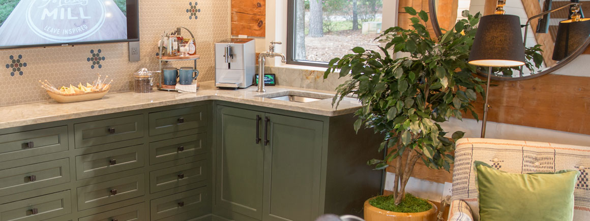 Distinctive Designs item #T195-4-G19MSA pictured above as seen at Misty Mill by HGTV's Chip Wade.