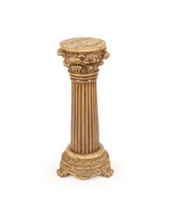 Gold Stone and Resin Column