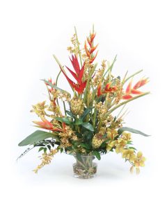 Tropical Mix in Large Rim Vase