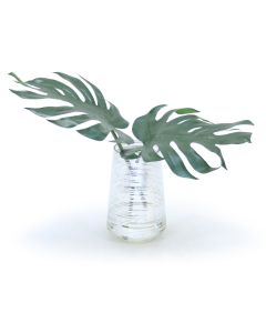 Small Philo Leaf in Silver Vase