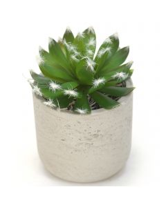 Hen and Chicken in Grey Planter (Set of 3)