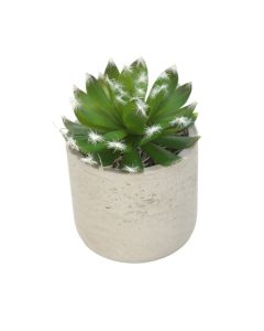 Hen and Chicken in Grey Planter (Set of 3)