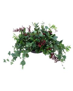 Mountain Ivy and Pittosporum Greenery Topper