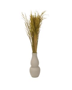 Natural Rye Grass in Tall Tan Container