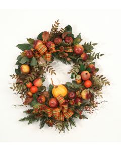 Fall Apple Wreath