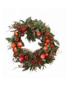 Fall Apple Wreath