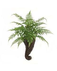 Forest Fern in Swirl Wall Sconce