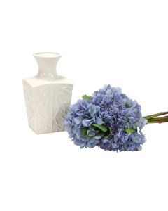 Blue Hydrangea Bound Bouquet (Drop In For Vase)