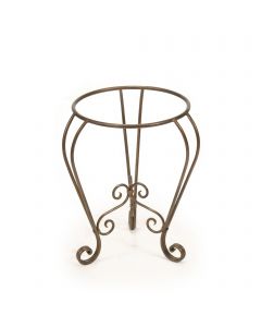 Queen Anne Plant Stand Glazed Bronze