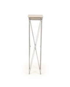 Large Square Plant Stand Gunmetal