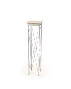 Medium Square Plant Stand Gunmetal