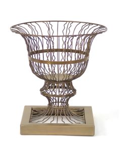 Mandy Wire Urn W/Base