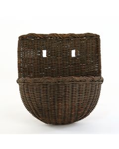 Wicker Half Round Wall Basket