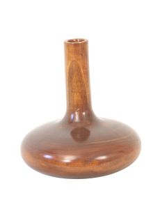 Round Bottom Wood Vase