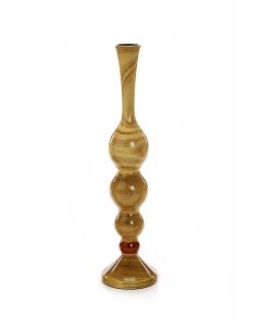 Bubble Vase Light Wood 21.5"