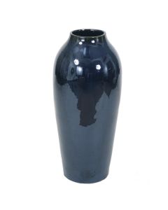 Dark Navy Blue Floor Vase