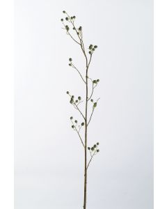 55.5" Rose Hip Branch in Green (Sold in Multiples of 12)