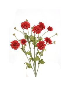 ***Discontinued***Pom Pom Mum with Flocked Stem Rust