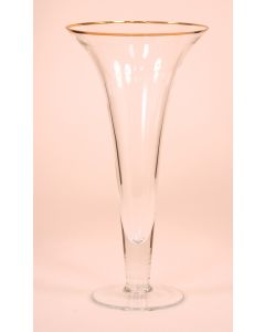 Glass Trumpet Vase 