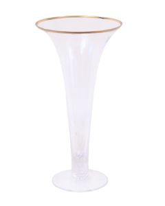 Glass Trumpet Vase 