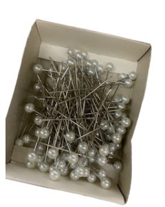 Corsage Boutonniere Pins Teardrop Pearl Head Pins for DIY Flower Decorations