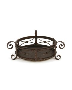 Round Wrought Iron Tray