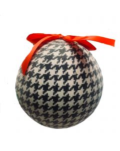 Designer Ornament Group featuring Black and White Houndstooth Ornaments