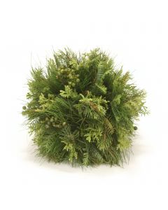 Cedar Pine Ball with Green Berries