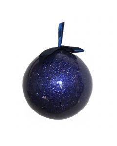 Designer Ornament Group featuring Blue Glitter Ornaments