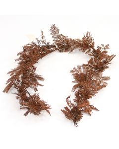 6' Plastic Mimosa Garland X60 Tips Redbrown/Rdbn172 (Sold in Multiples of 6)