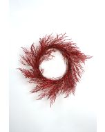 Red Glittered and Sequined Wreath